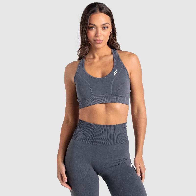 Camouflage - Print Women's Crop Top in Olive for a Trendy and Edgy StyleHyperflex 2 Crop - Charcoal