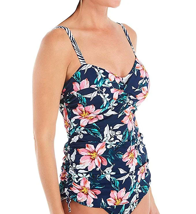 Plunge Neck Women's Seamless Tank Tops for a Smooth FitFantasie 6894, Port Maria Underwire Twist Front Tankini Top