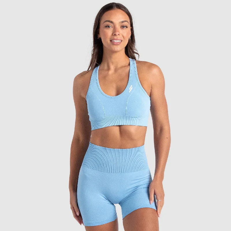 Striped Women's Crop Top in Navy and White for a Nautical and Timeless StyleHyperflex 2 Crop - Sky Blue