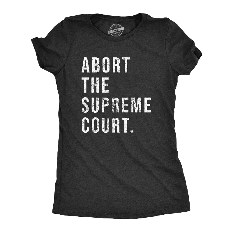 Striped Women T Shirt in a Classic PatternAbort The Supreme Court Women's T Shirt