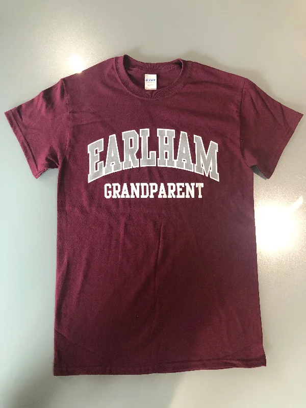 Ringer T Shirt Women with Retro - Inspired StripesEarlham Grandparent Tee