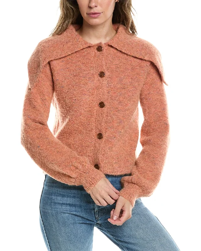 lightweight women cardigan for spring and fallFind Me Now Zenith Wool-Blend Cardigan