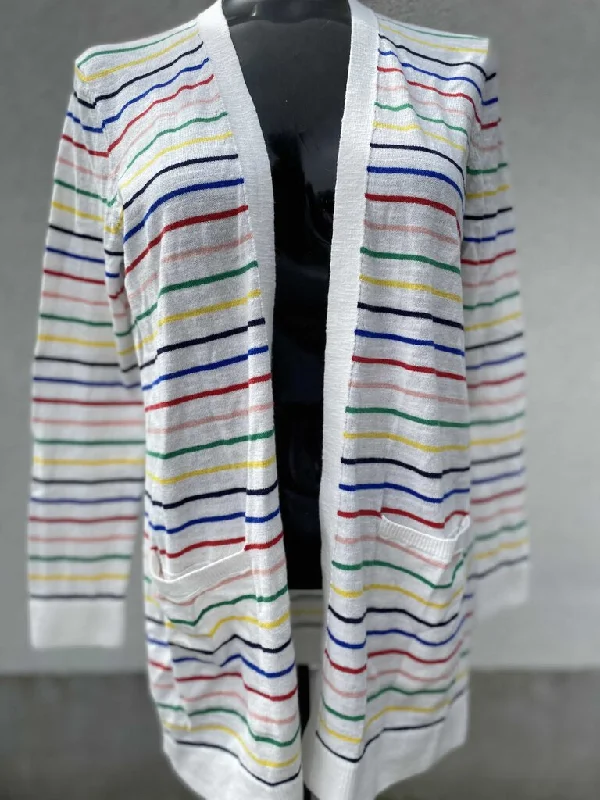 color block women cardigan with bold huesJ Crew (outlet) Striped Cardigan SJ Crew (outlet) Striped Cardigan S