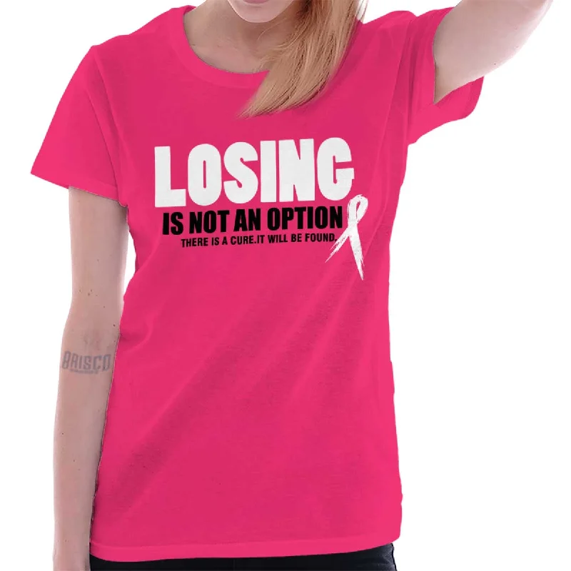 Plus Size Women T Shirt for a Comfortable and Flattering FitBreast Cancer Awareness Ladies T Shirt