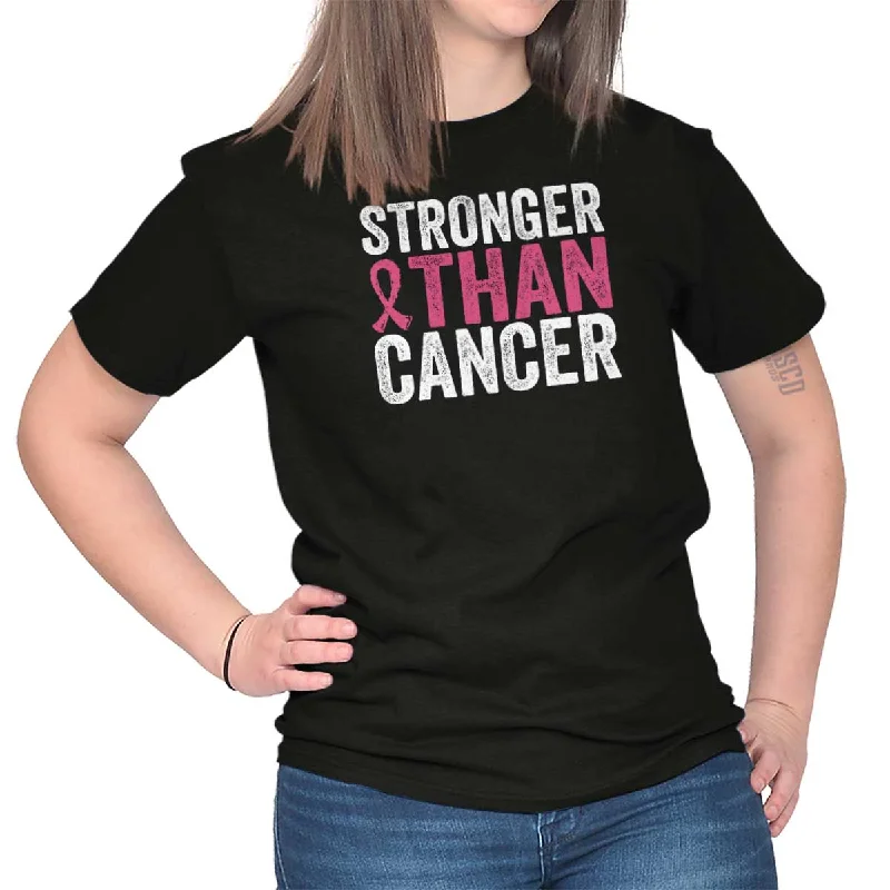 Puff Sleeve Women T Shirt for a Fashion - Forward LookStronger Than Cancer T Shirt