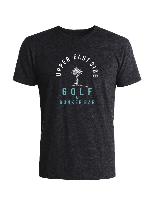 Embroidered Women T Shirt with Intricate DetailsUpper East Side Tee - Onyx (White /Tealstone)