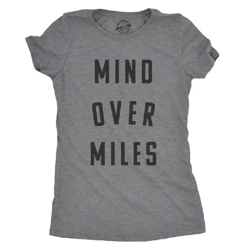 Sheer Women T Shirt for a Stylish and Alluring LookMind Over Miles Women's T Shirt