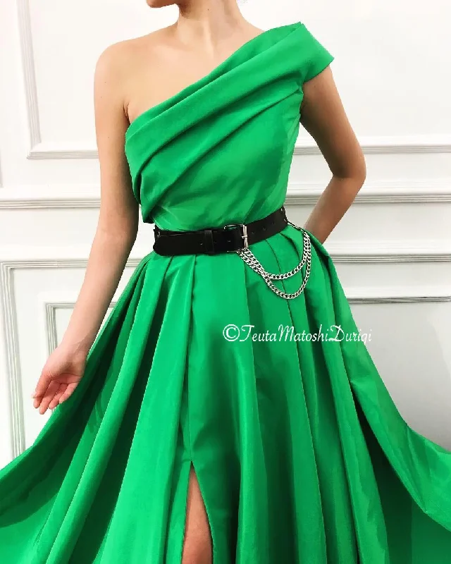 Wrap - Style Women Dress with Adjustable Fit for All Body TypesForever Emerald Gown