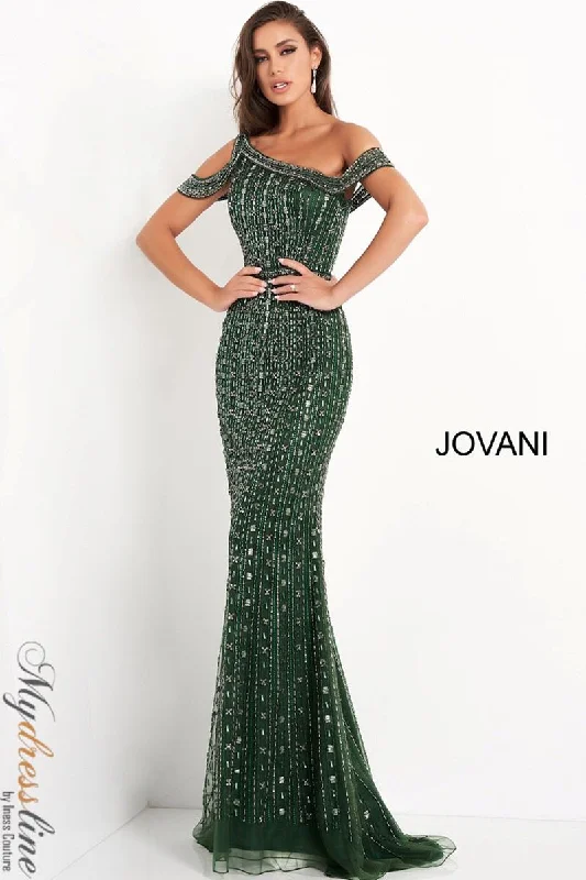 Mermaid - Style Women Dress with a Fitted Silhouette for Special OccasionsJovani 03124