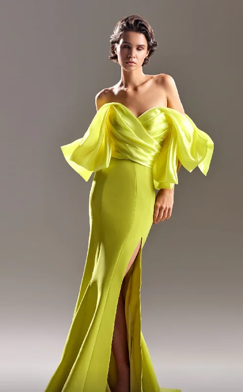 Empire Waist Women Dress to Accentuate the Bust and Conceal the WaistMNM Couture G1508 Dress