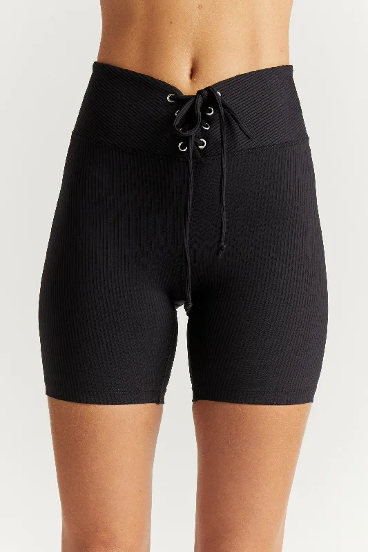 Plus Size Women Shorts with a Comfortable and Stylish FitRibbed 6" Football Short