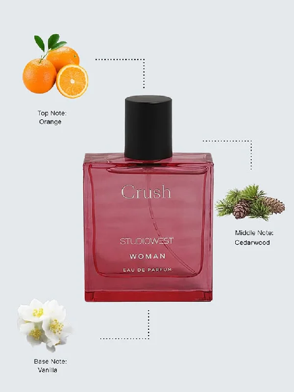 Twill Women Shorts with a Smooth Texture and DurabilityStudiowest New Crush Eau De Parfum- 50 ML