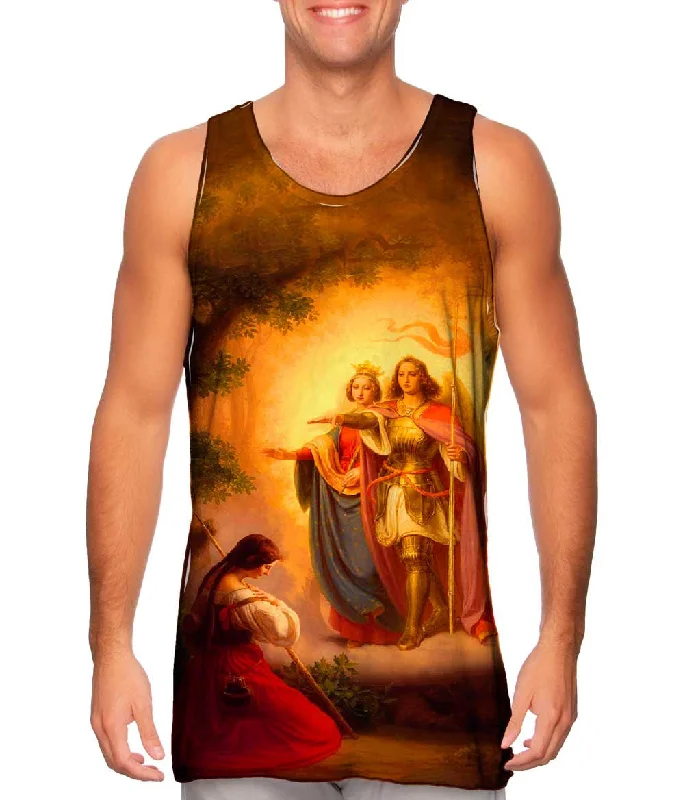 V - Neck Women's Moisture - Wicking Tank Tops for RunningThe Maid of Orléans - "Joan Of Arc And The Angels" (1843)