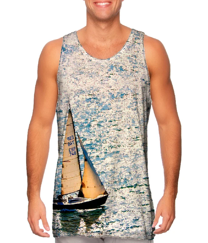 Halter Neck Women's Modal Blend Tank Tops for ComfortThe Sailboat